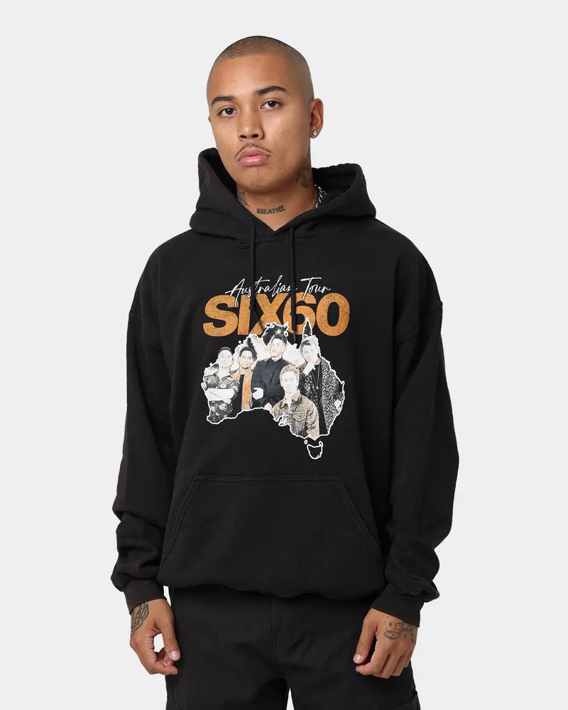 Six60 Six60 Tour Vintage Hoodie Black Wash 1