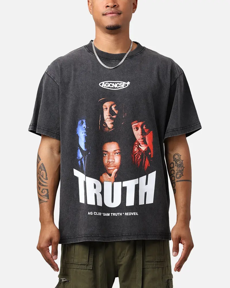 Sony Music Ag Club Truth T-Shirt Washed Black 1