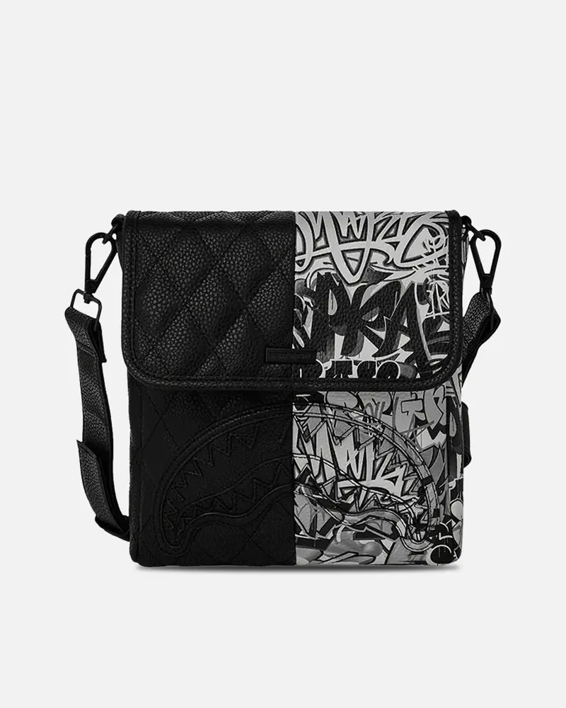 Sprayground Half Graf Quilted Messenger Bag Multi 1