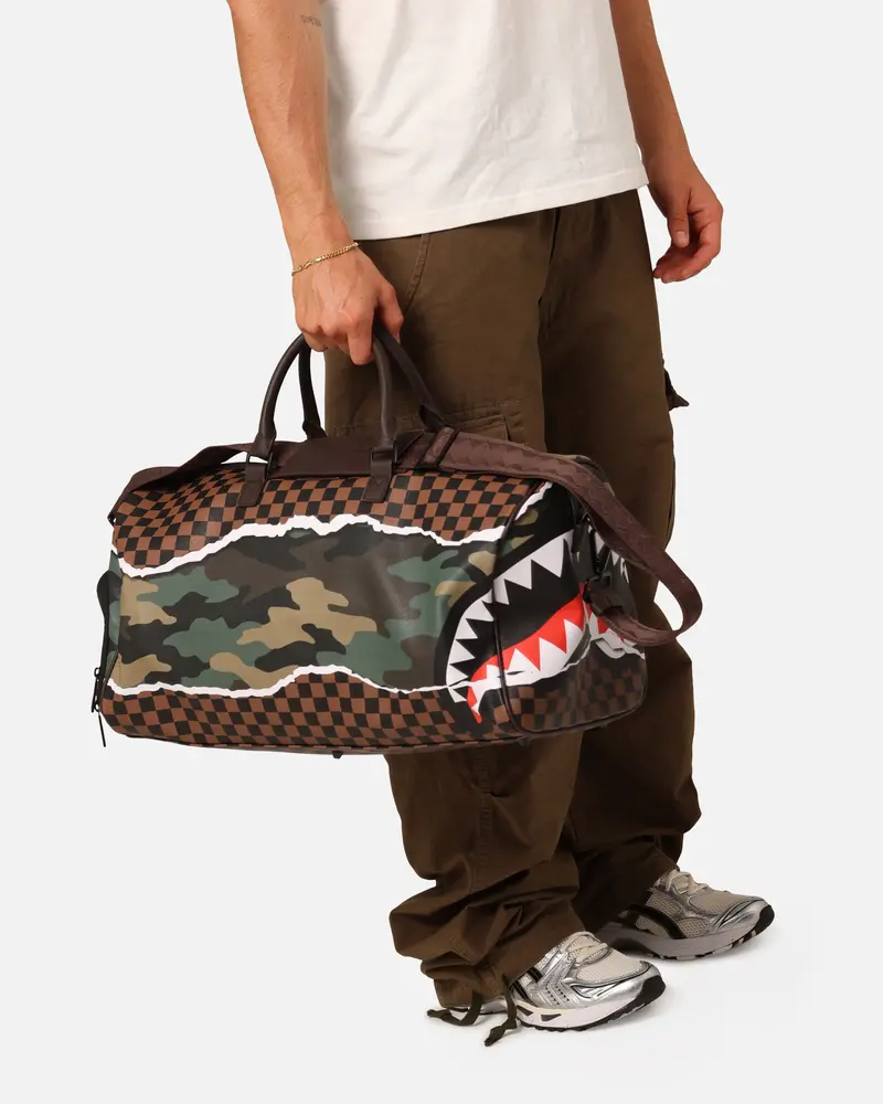 Sprayground Tear It Up Camo Duffle Bag Multi 1