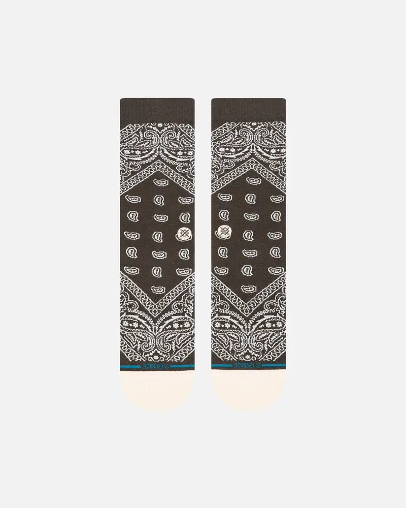 Stance Barrio Crew Socks Black 1