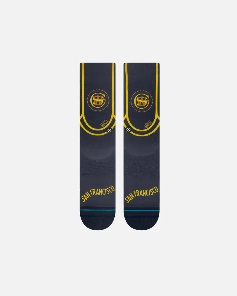 Stance X Nba Golden State Warriors Crewcut Socks Multi 1