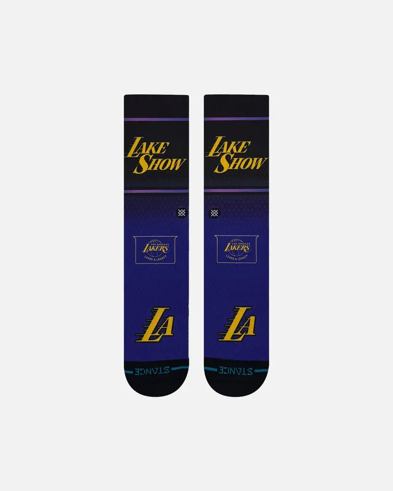 Stance X Nba Los Angeles Lakers 2025 City Edition Crew Socks Official Team Colour 1