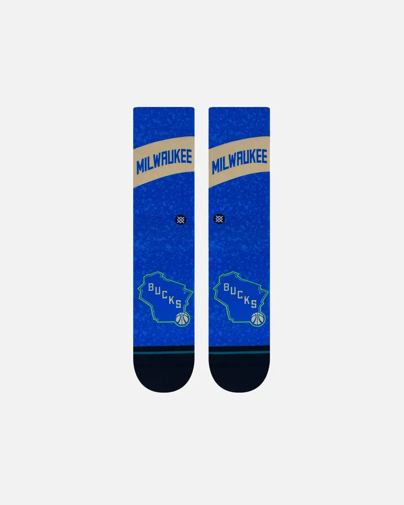 Stance X Nba Milwaukee Bucks Crewcut Socks Multi 1