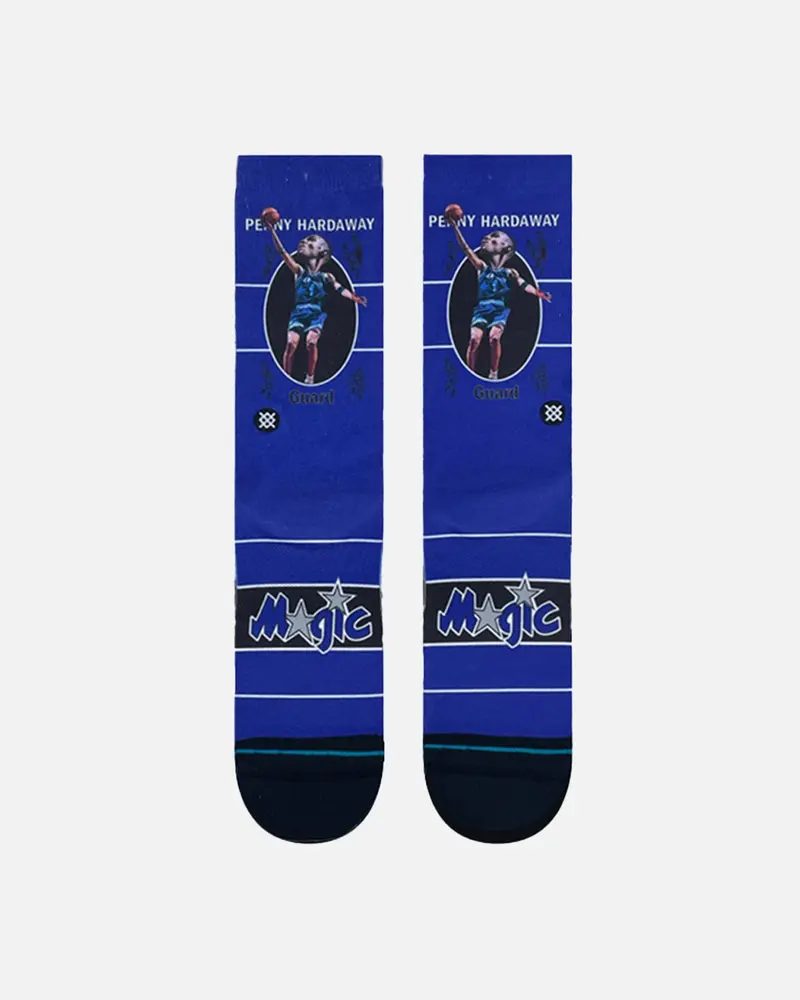 Stance X Nba Orlando Magic Penny Hardaway Retro Bighead Crewcut Socks Multi 1