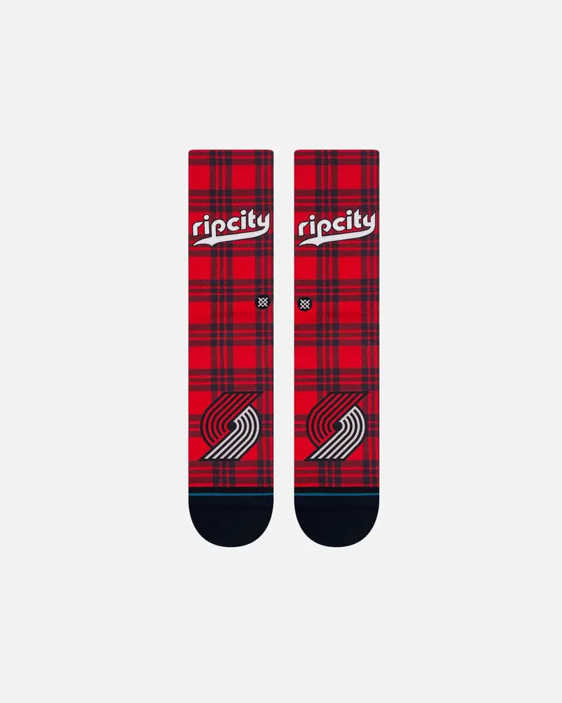 Stance X Nba Portland Trail Blazers Crewcut Socks Multi 1