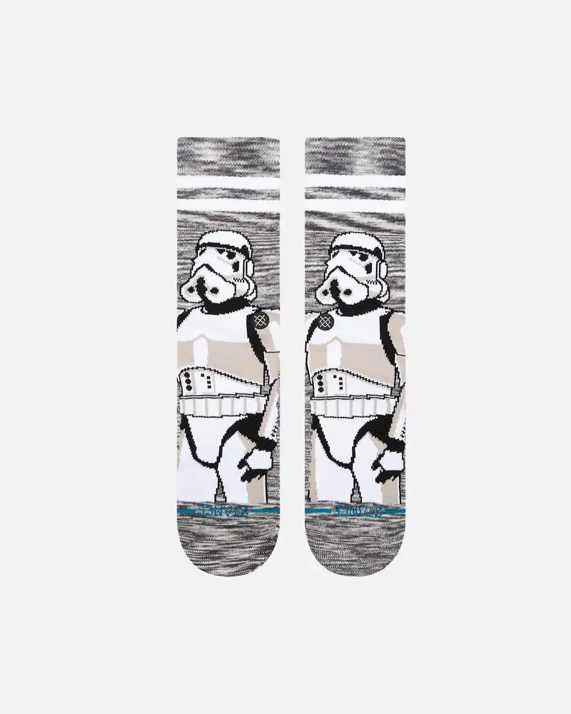 Stance X Star Wars The Storm Trooper Crew Socks Grey 1