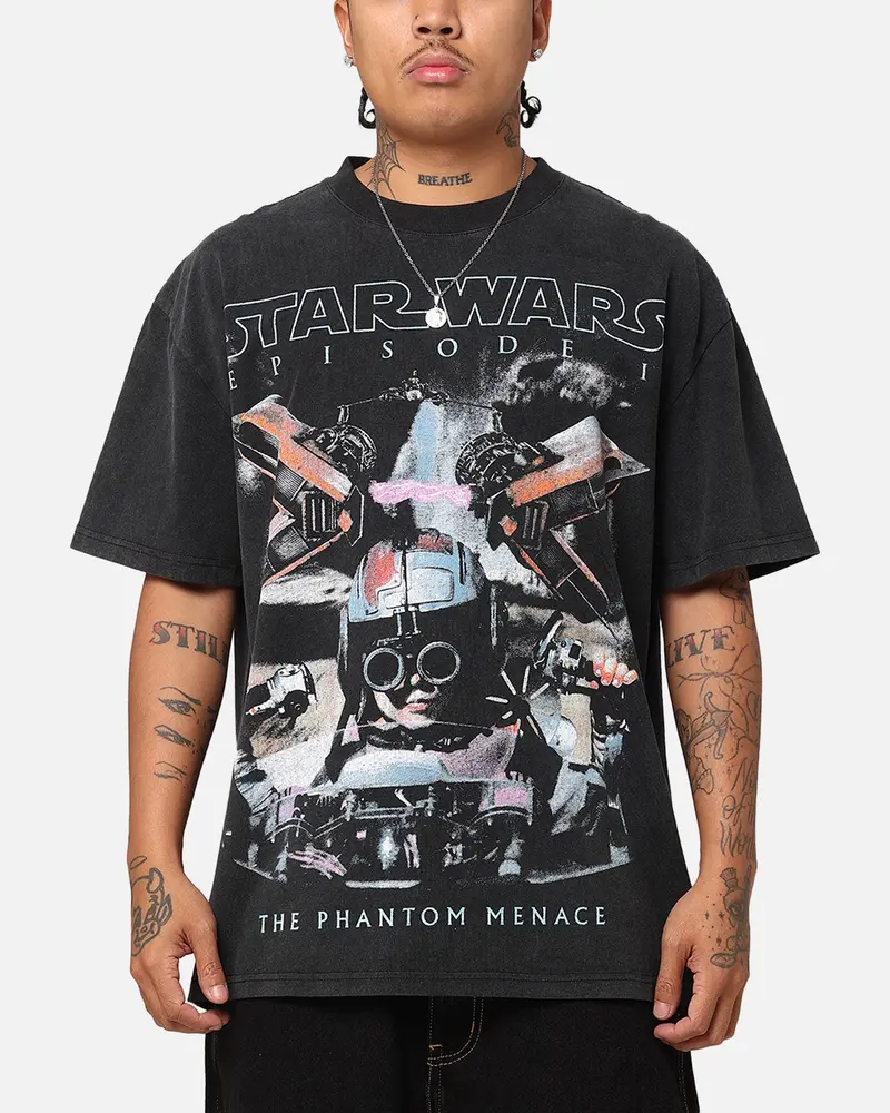 Star Wars Episode I '99 Heavy T-Shirt Vintage Black 1