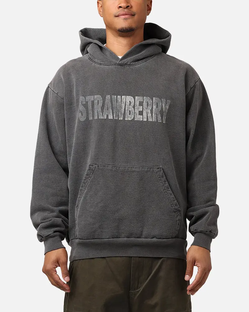 Strawberry New Arch Hoodie Vintage Black 1