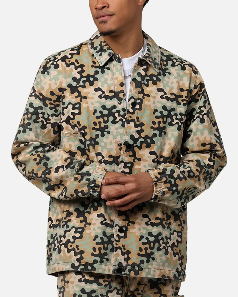 Students Golf Fletcher Camo Jacket Tan 1