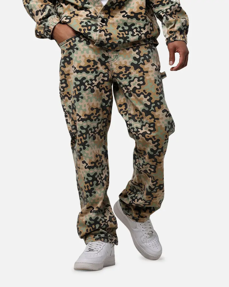 Students Golf Gautney Camo Pants Tan 1