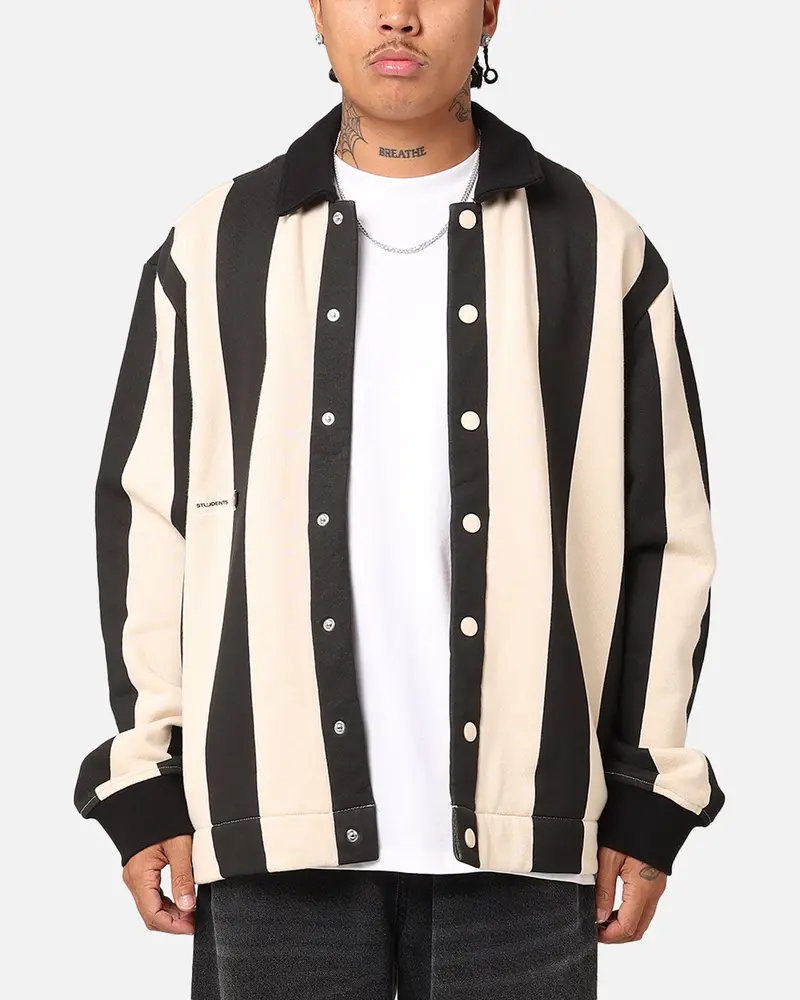 Students Golf Remington Stripes Jacket Black 1