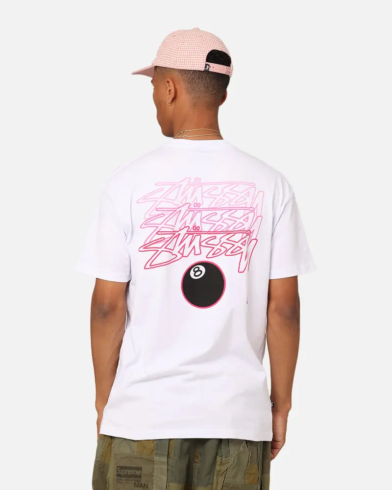 Stussy 8 Ball T-Shirt White 1