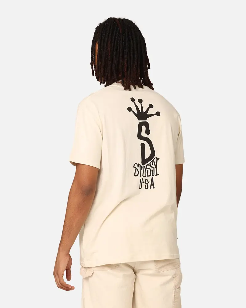 Stussy Big S Lcb T-Shirt Cream 1