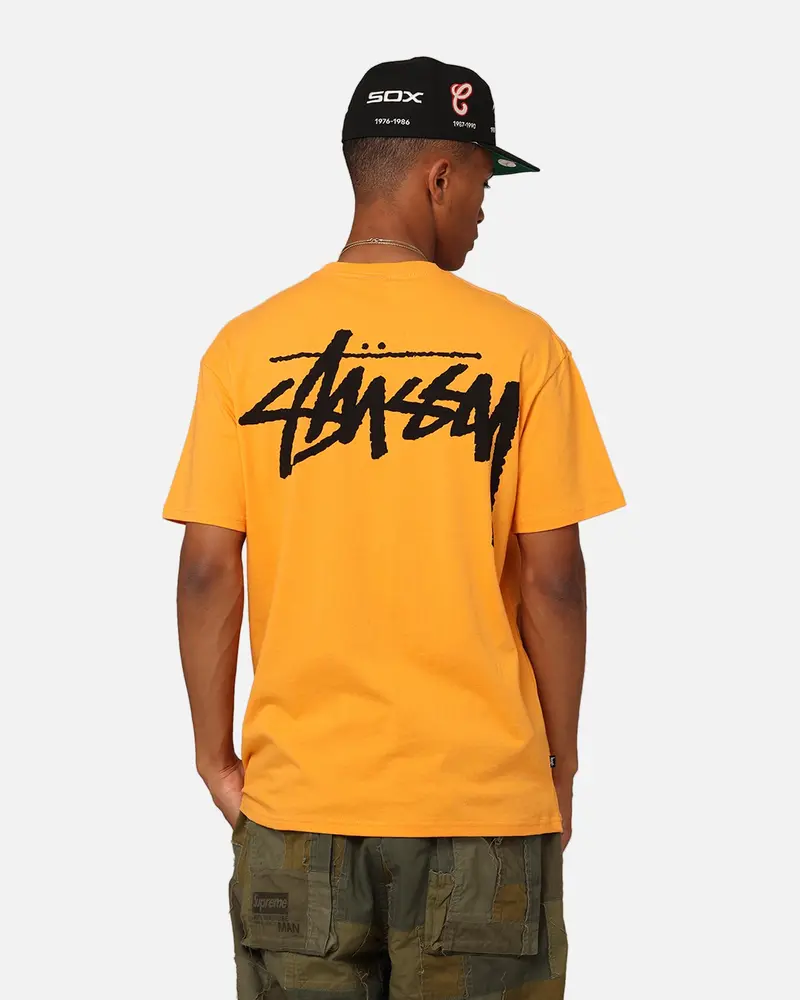 Stussy Big Stock T-Shirt Orange 1