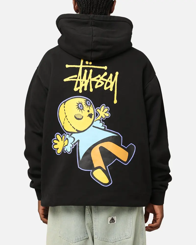 Stüssy Dollie Fleece Hoodie Pigment Black 1