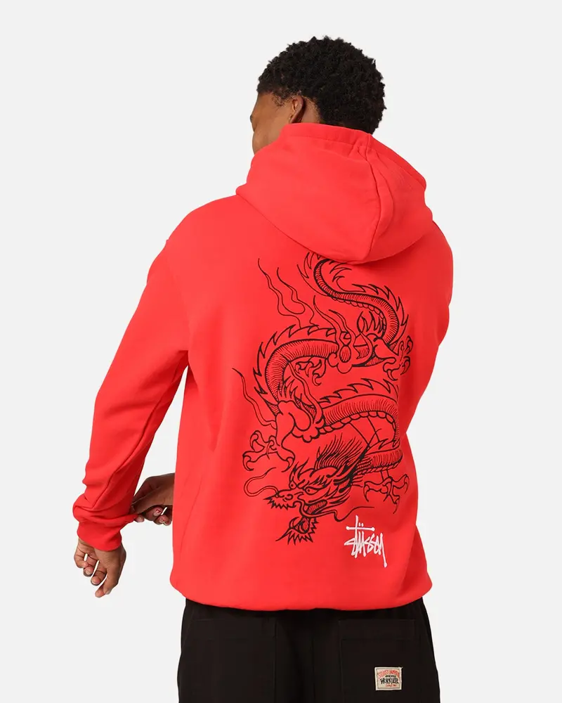 Stüssy Dragon Hoodie Pigment Red 1