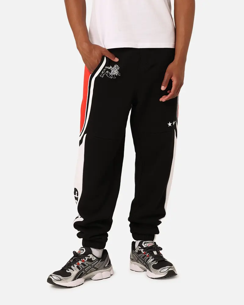 Stussy Football Panelled Track Pants Black 1