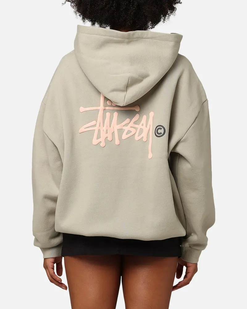 Stussy Graffiti Lcb Full Zip Hoodie Pigment Olive 1