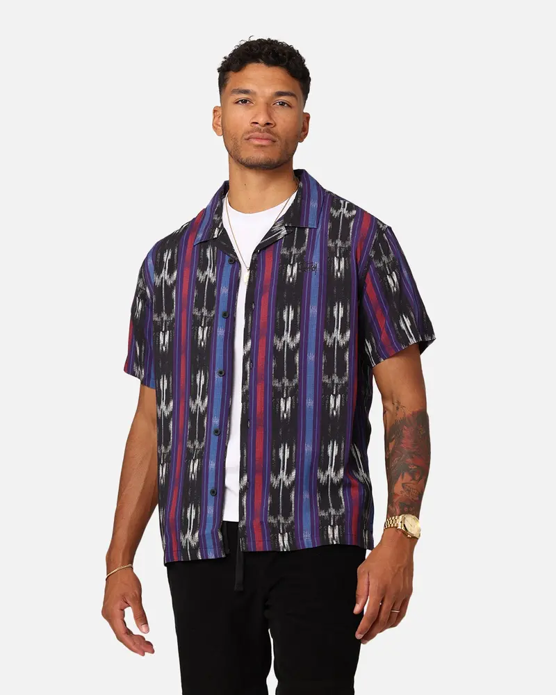 Stussy Ikat Strip Short Sleeve Shirt Ikat 1
