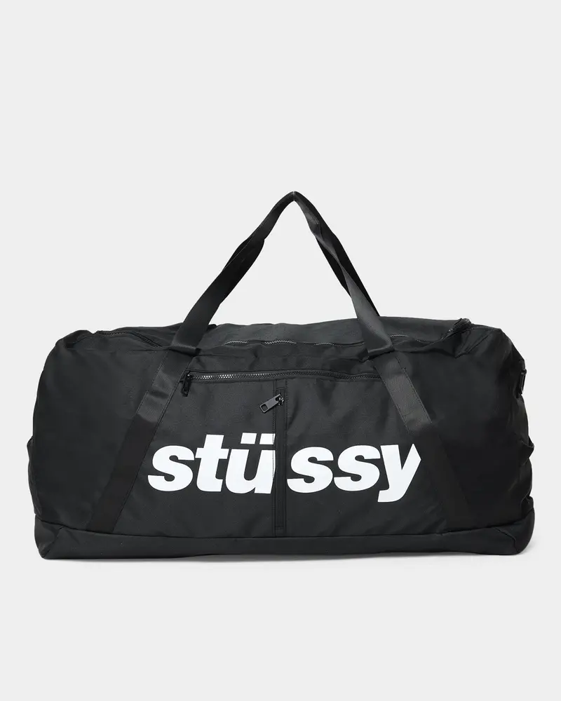 Stussy Italic Duffle Bag Black 1
