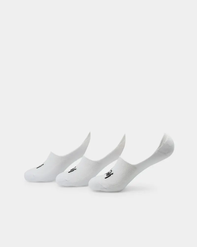 Stussy Mens Graffiti No-Show Sock 3Pk White 1