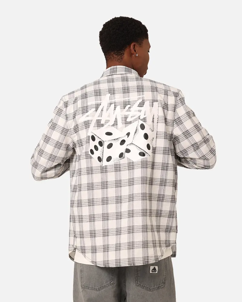 Stussy Pair Of Dice Checkered Shirt Black/White 1