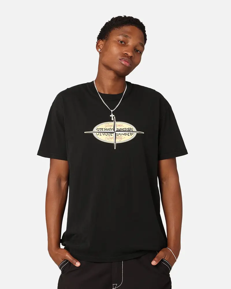 Stussy Points T-Shirt Pigment Black 1