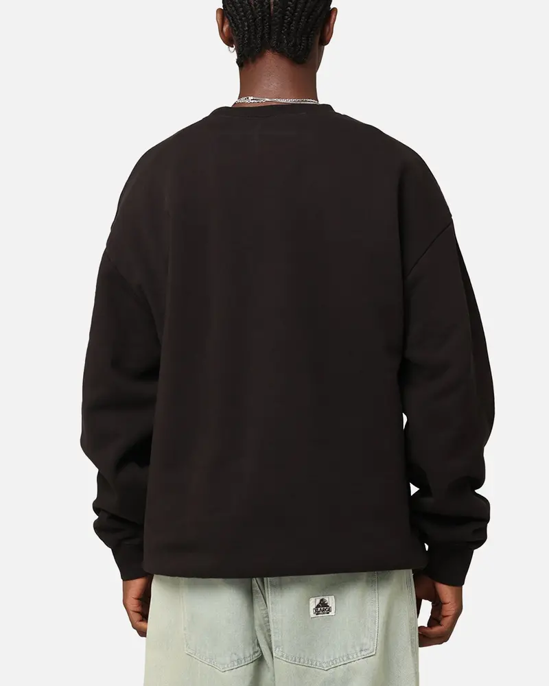 Stüssy Race Car Fleece Crewneck Pigment Black 3