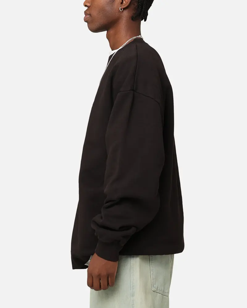 Stüssy Race Car Fleece Crewneck Pigment Black 5