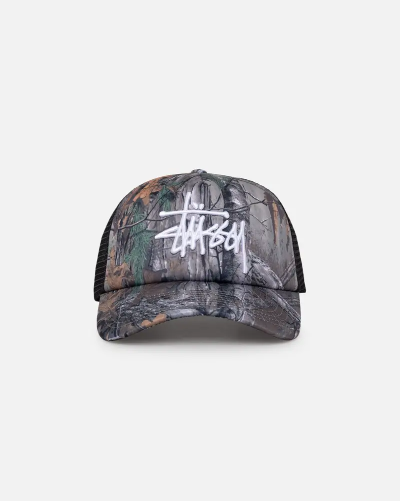 Stüssy Real Trucker Snapback Real Tree Camo 1