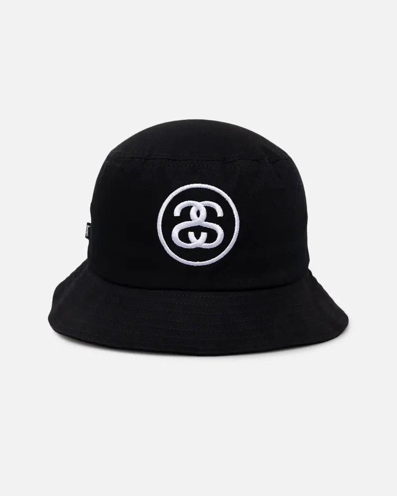Stussy Ss Link Bucket Hat Black 1
