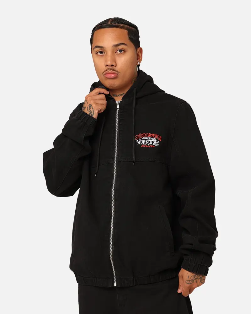 Stussy Ss Link Lightweight Denim Jacket Black Denim 1