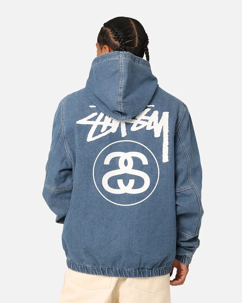 Stussy Ss Link Lightweight Denim Jacket Indigo Denim 1