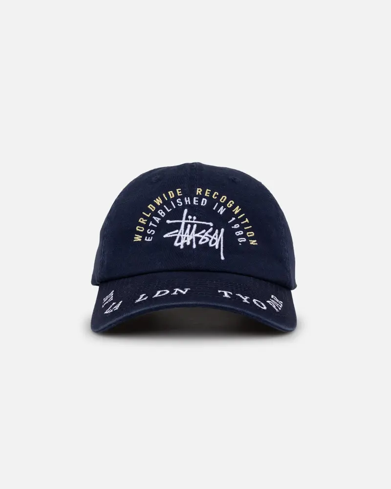 Stussy Worldwide Low Pro Cap Navy 1
