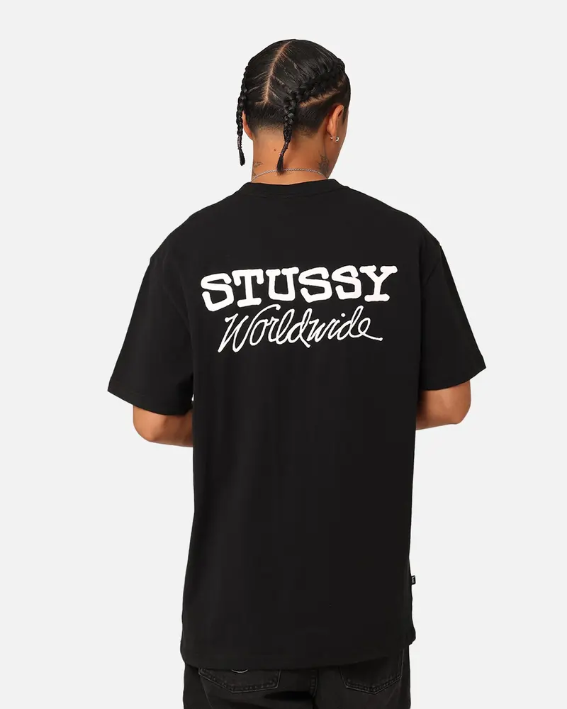Stussy Worldwide T-Shirt Black 1
