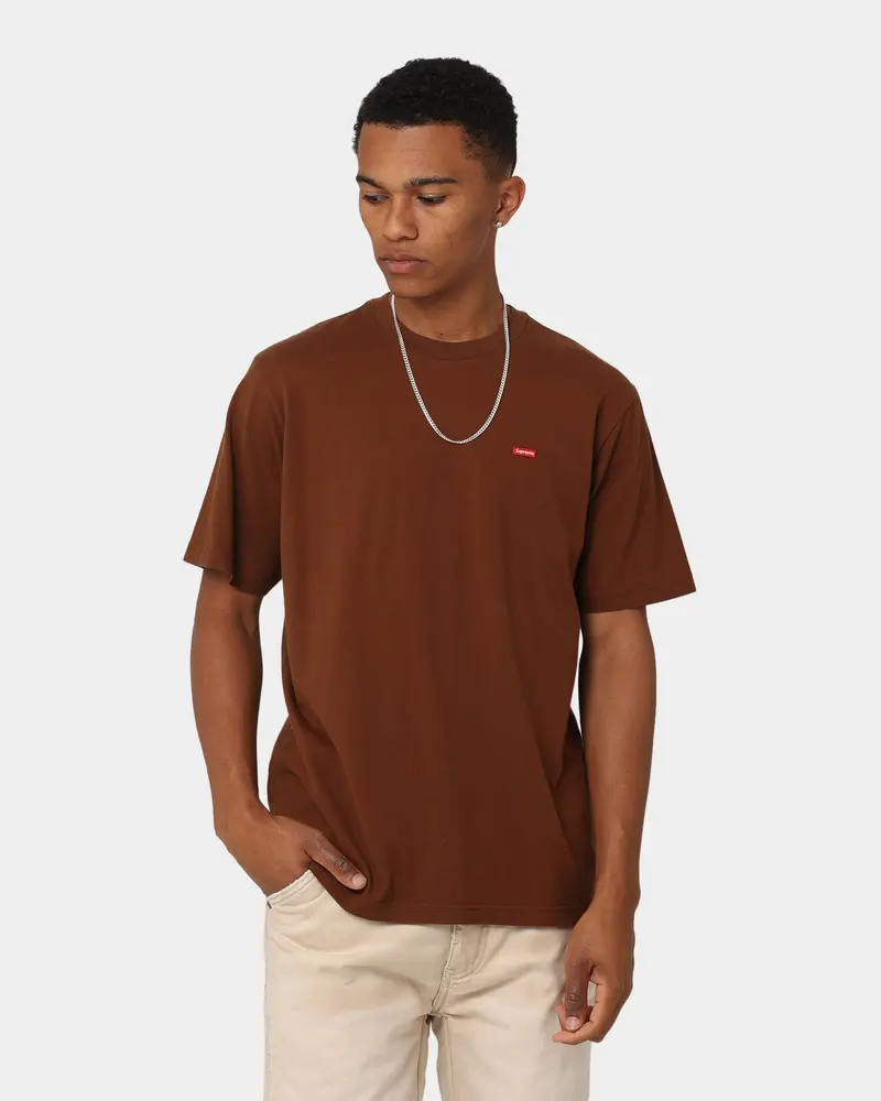 Supreme Small Box T-Shirt Brown 1