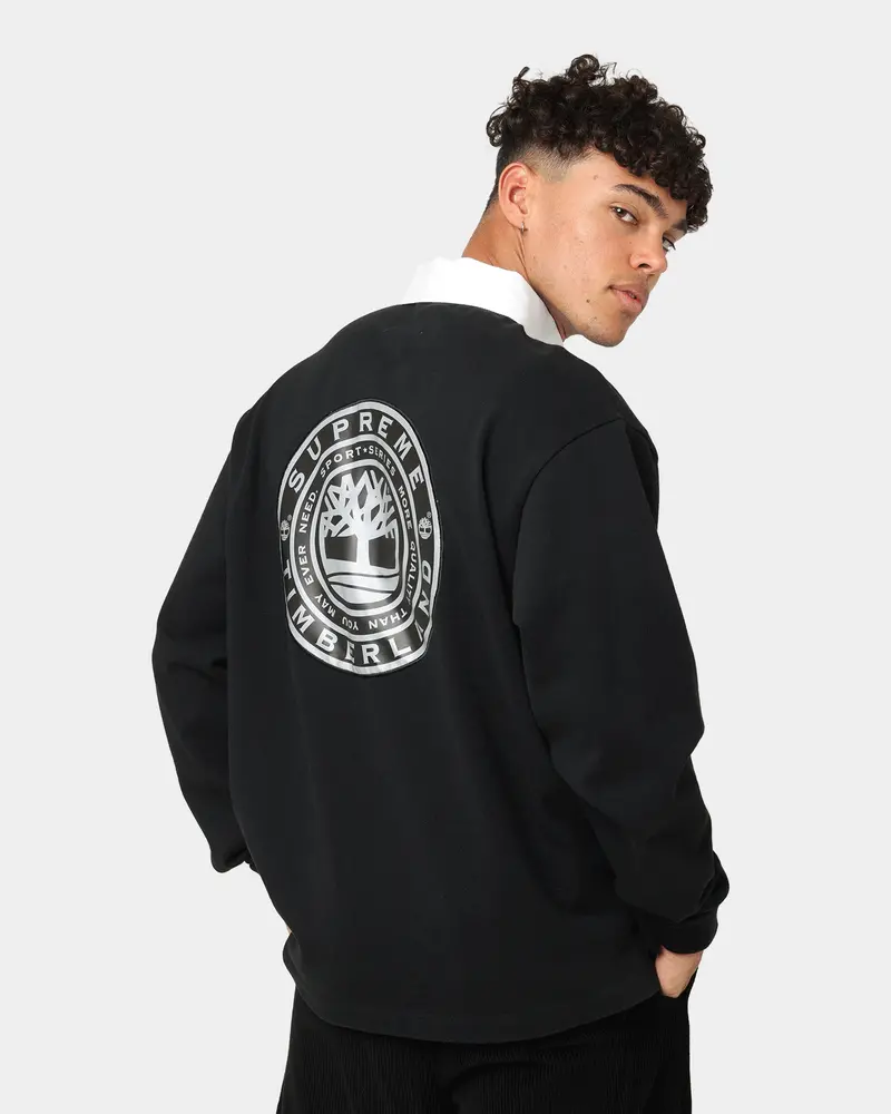 Supreme Supreme X Timberland Rugby Polo Black 1