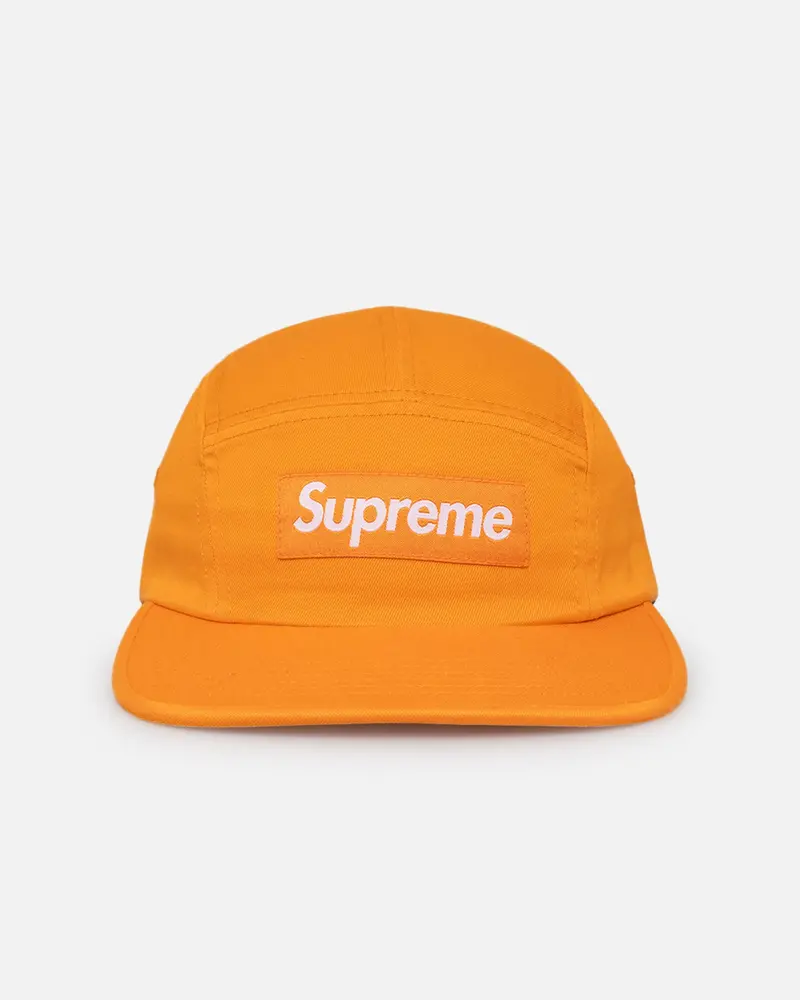 Supreme Washed Chino Twill Camp Cap Orange 1