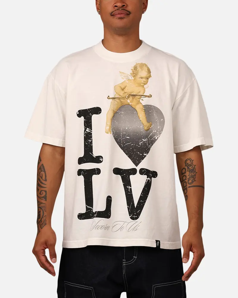 Sworn To Us I Love Lv T-Shirt Eggshell 1