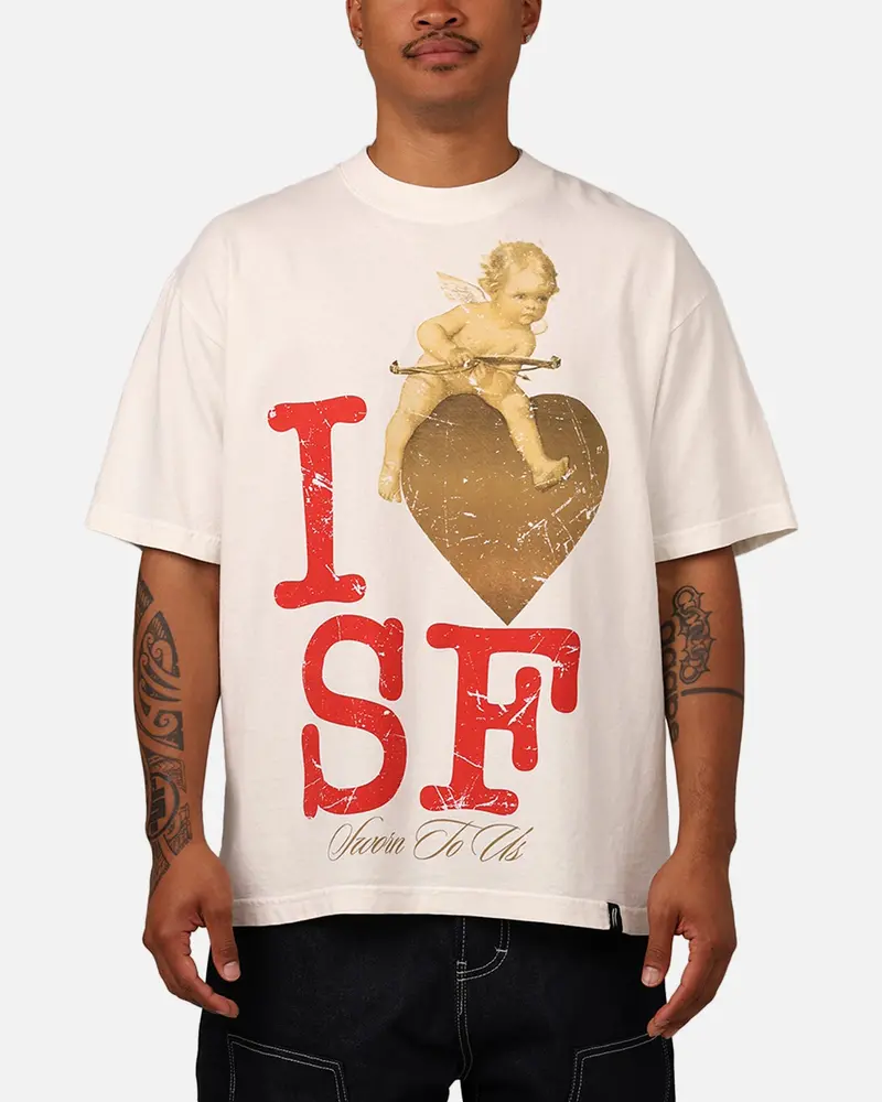 Sworn To Us I Love Sf T-Shirt Eggshell 1