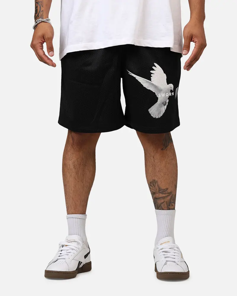 Sworn To Us Motion Mesh Shorts Black 1