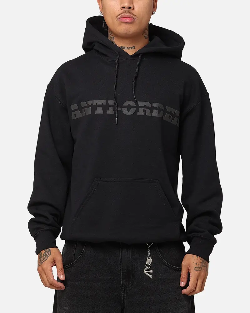 The Anti Order A-Track Hoodie Black 1