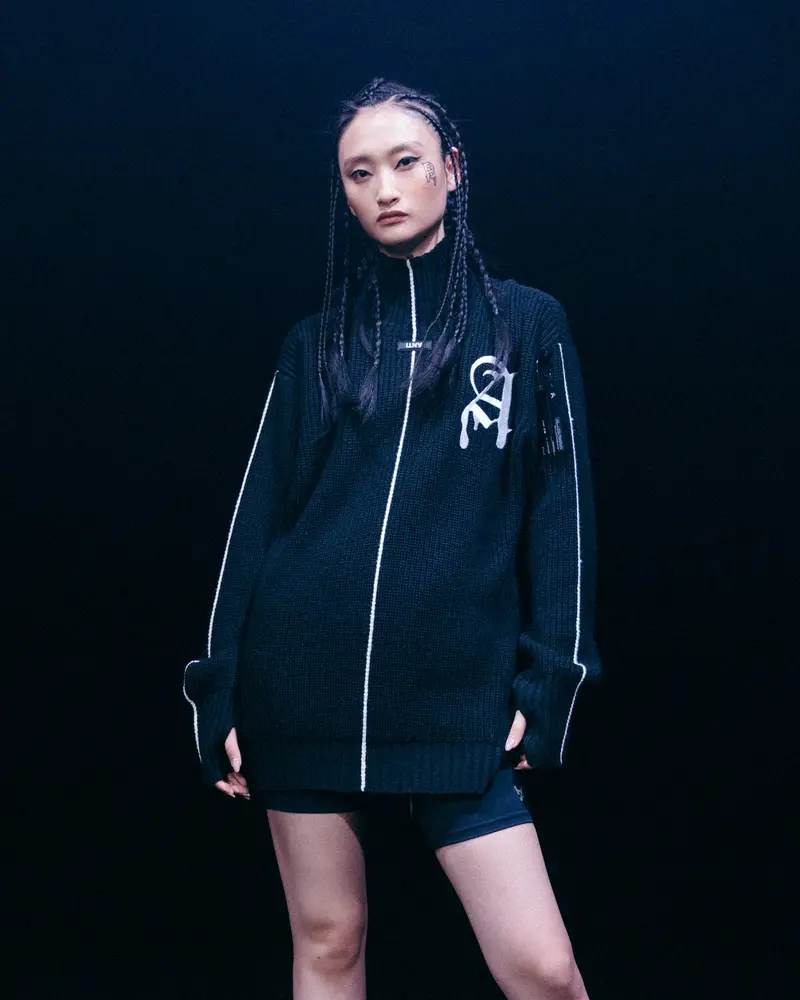 The Anti Order Affiliated High Neck Sweater Black/White 1