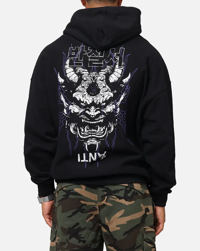 The Anti Order Agma Boxy Hoodie Black 1