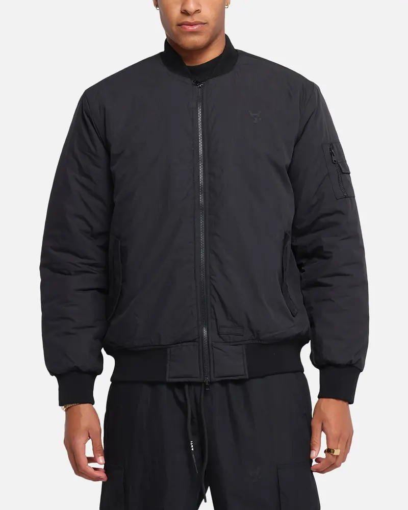 The Anti Order Anti Essential Oversized Bomber Jacket Black 1
