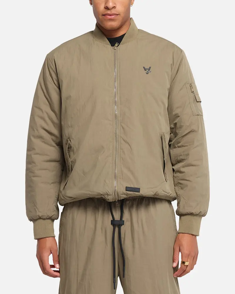 The Anti Order Anti Essential Oversized Bomber Jacket Dark Taupe 1