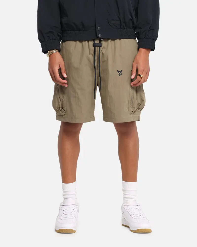 The Anti Order Anti Military Cargo Shorts Dark Taupe 1