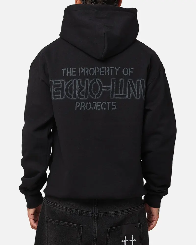 The Anti Order Anti-Order Projects Hoodie Black 1