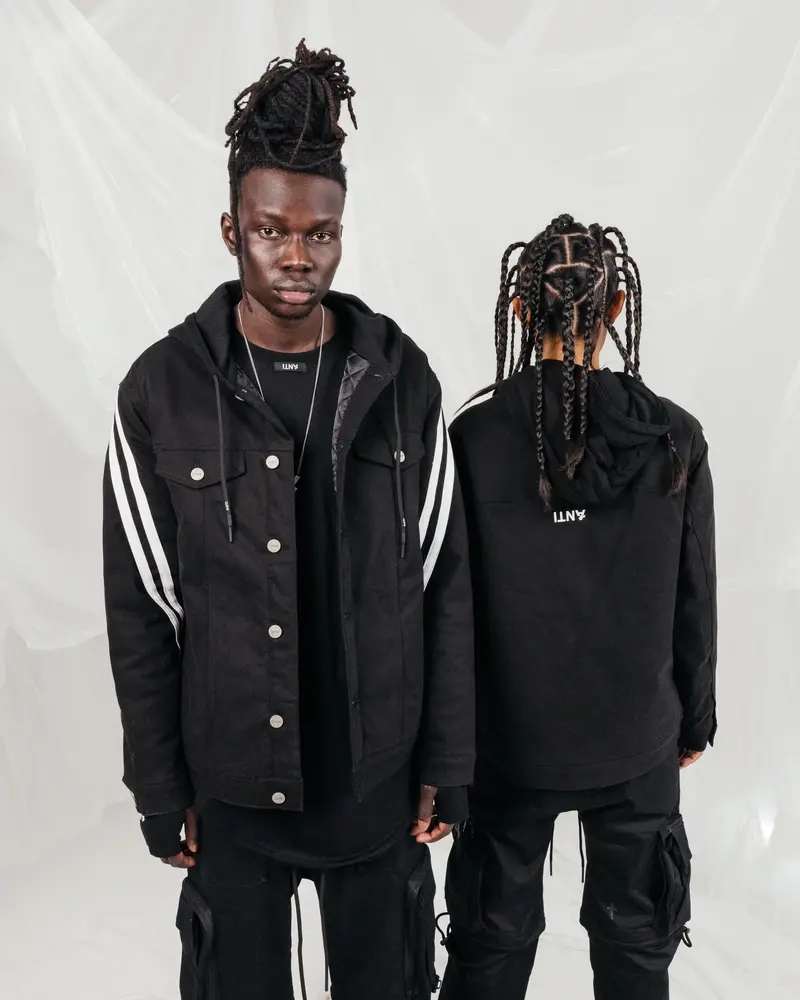 The Anti Order Anti Sport Oversized Jacket Black/White 1